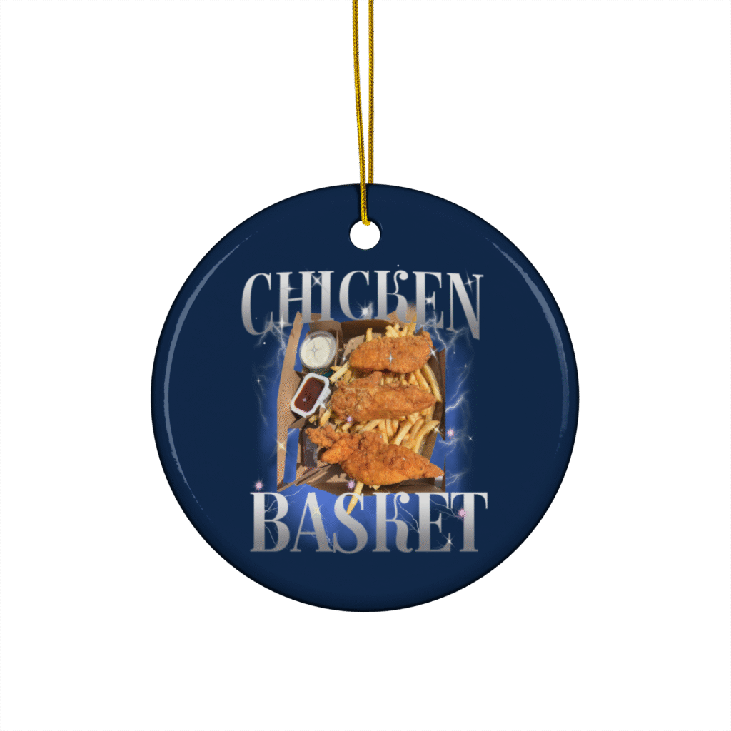90s Chicken Basket Ornament